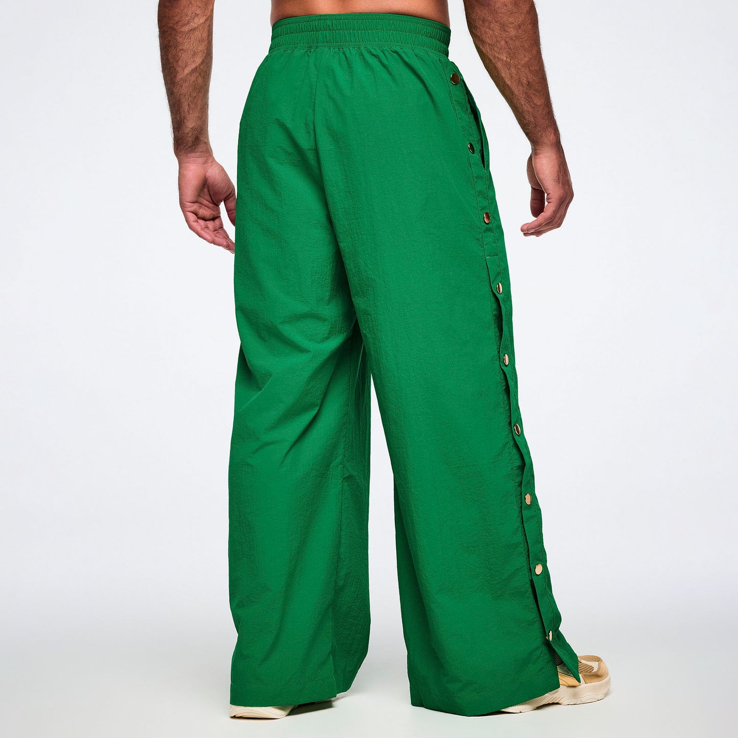 Worldwide Wide Leg Pants With Side Snaps