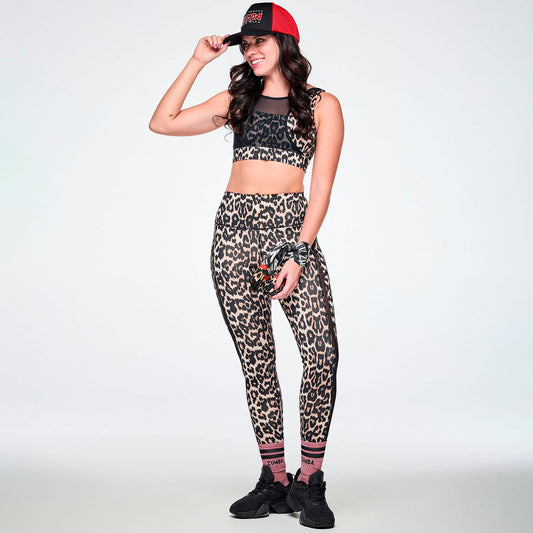 Rock 'n' Roll Z-Lift High Waisted Ankle Leggings With Mesh