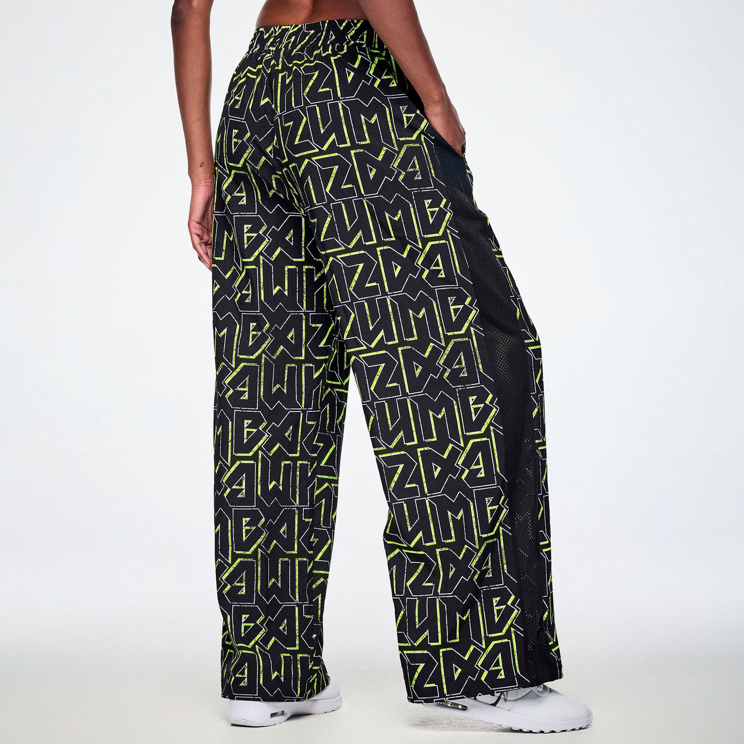 Rock 'n' Roll High Waisted Wide Leg Track Pants