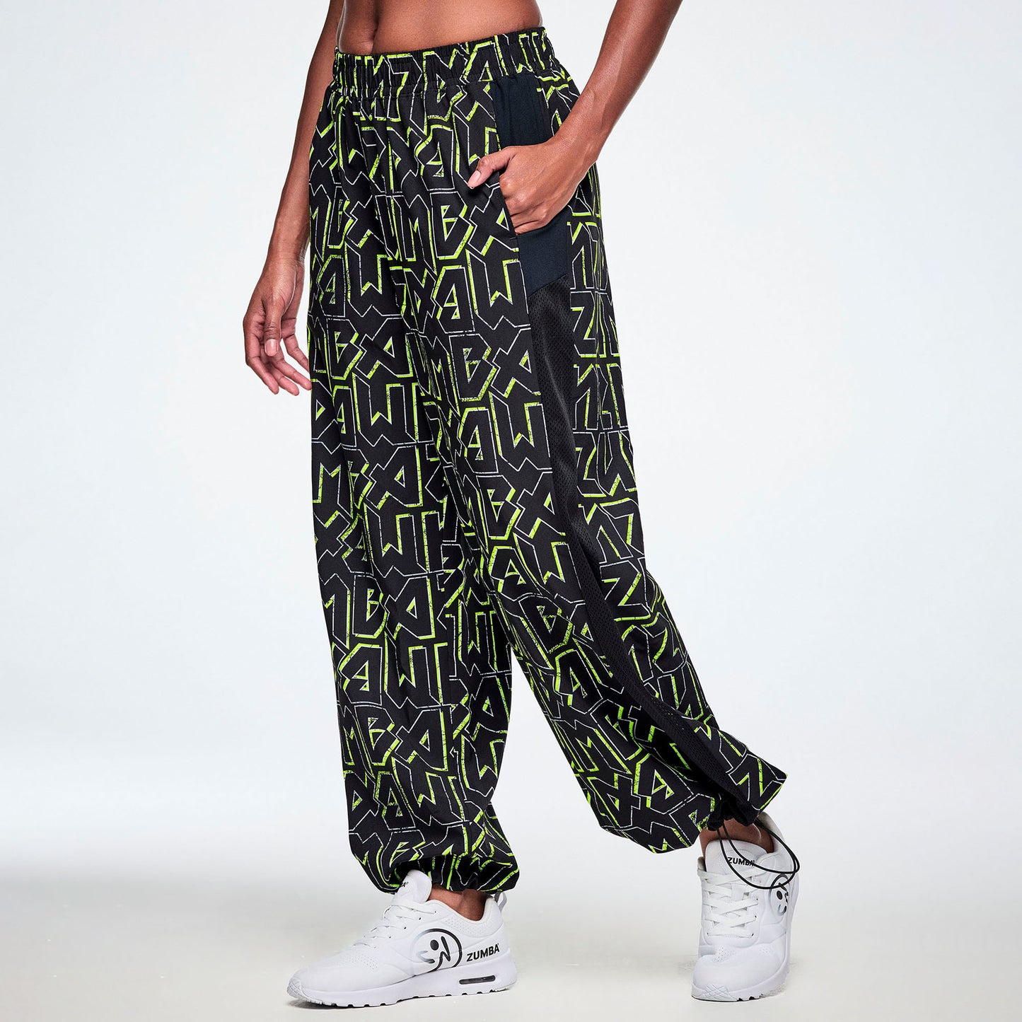 Rock 'n' Roll High Waisted Wide Leg Track Pants