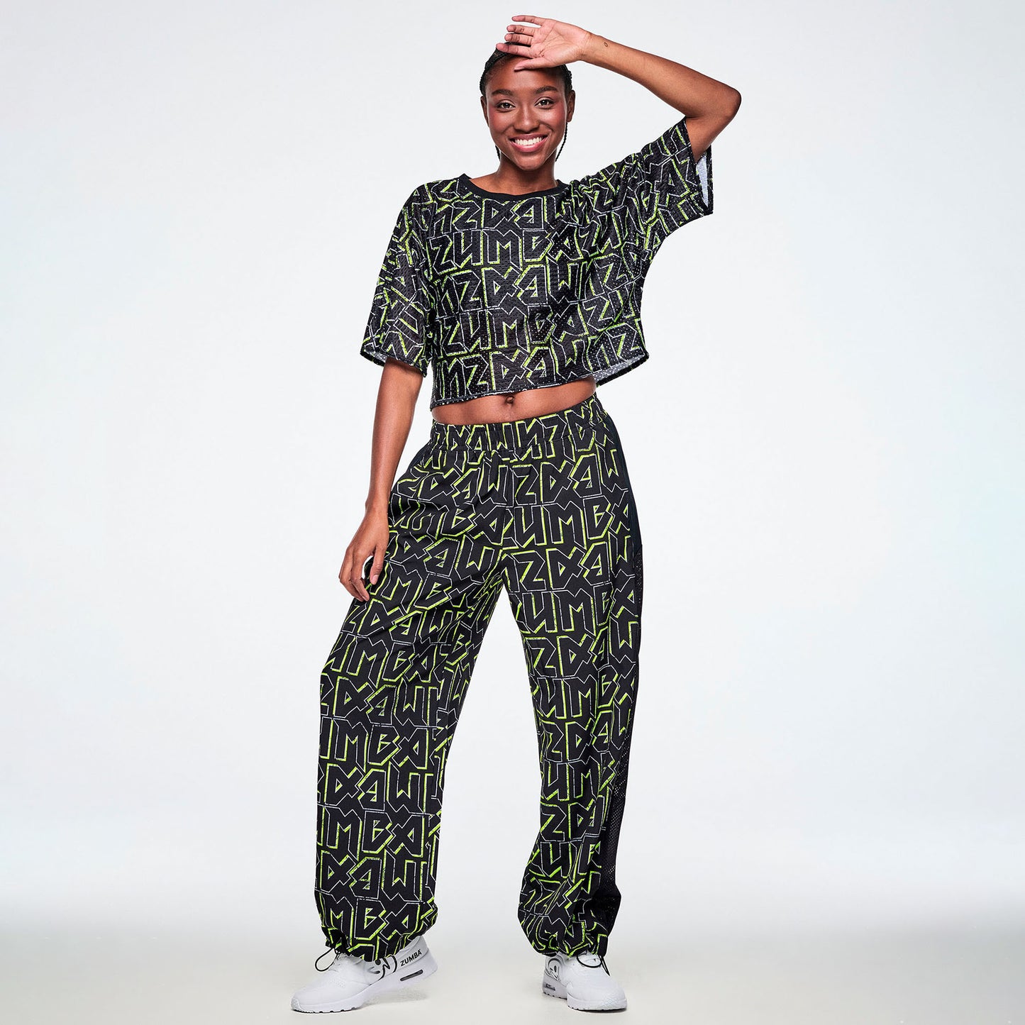 Rock 'n' Roll High Waisted Wide Leg Track Pants