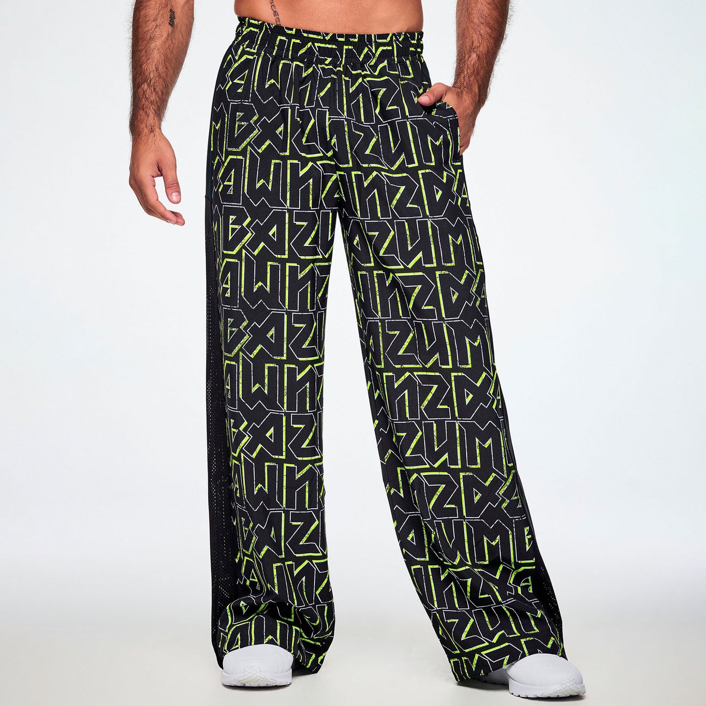 Rock 'n' Roll High Waisted Wide Leg Track Pants