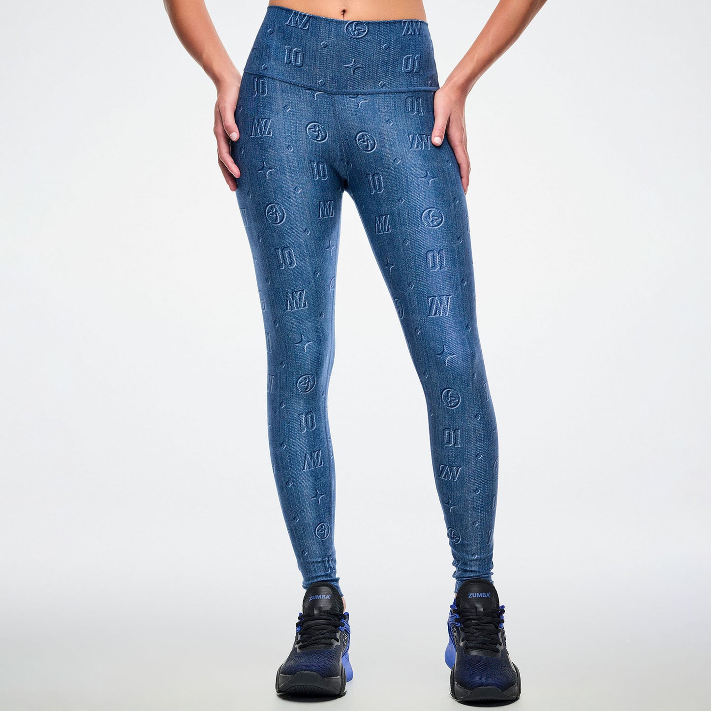 Dale-Z High Waisted Ankle Legging - Denim