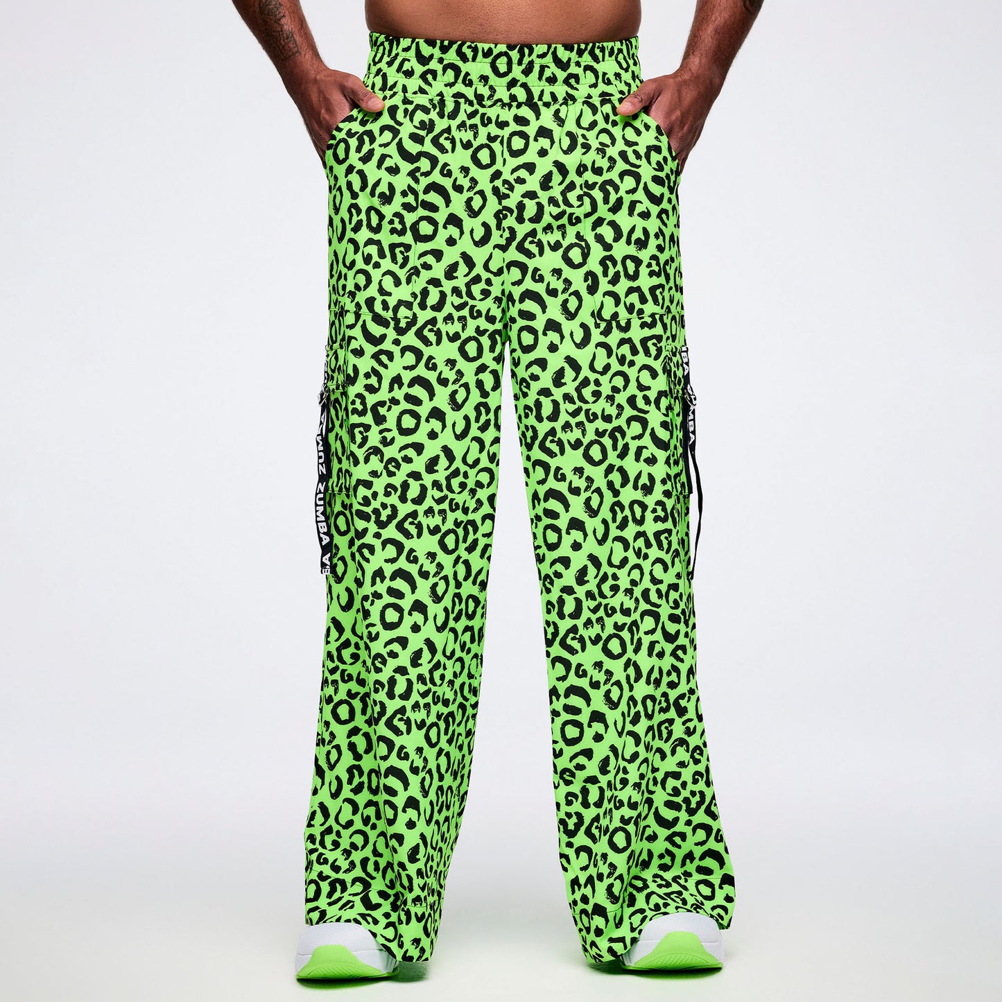Dale-Z High Waisted Woven Cargo Pants