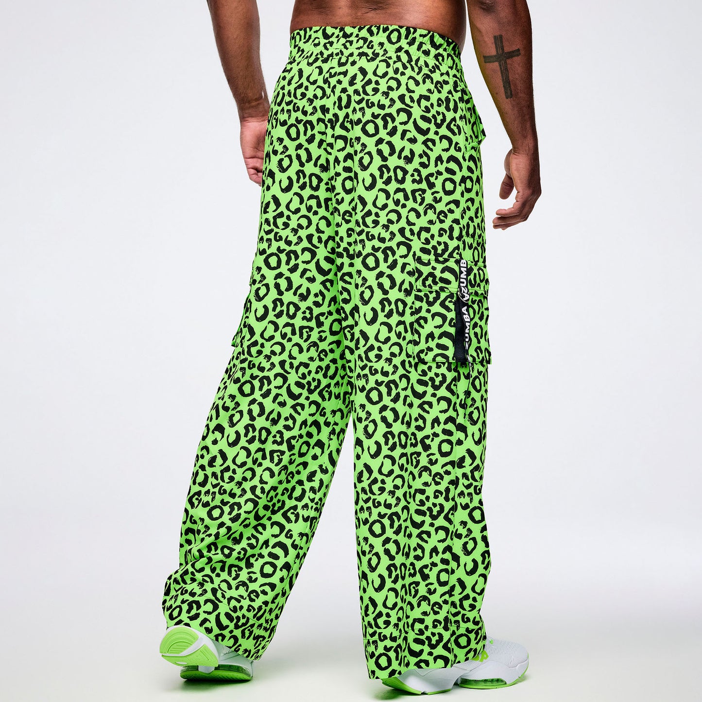 Dale-Z High Waisted Woven Cargo Pants