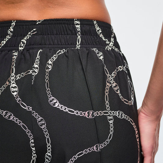 Dale-Z Woven Cargo Pants - Black/Silver