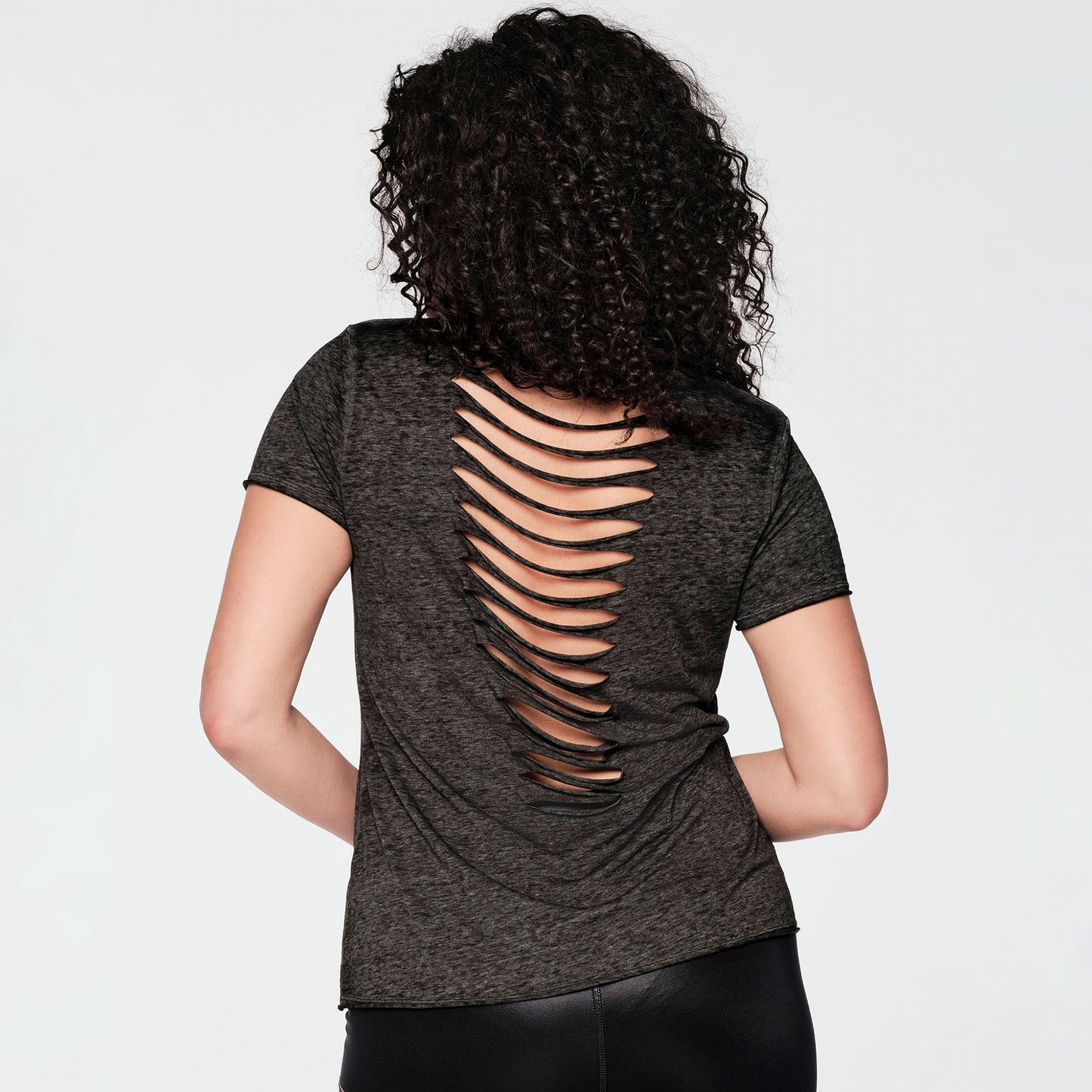 Zumba® Fired Up Slashed Back Top