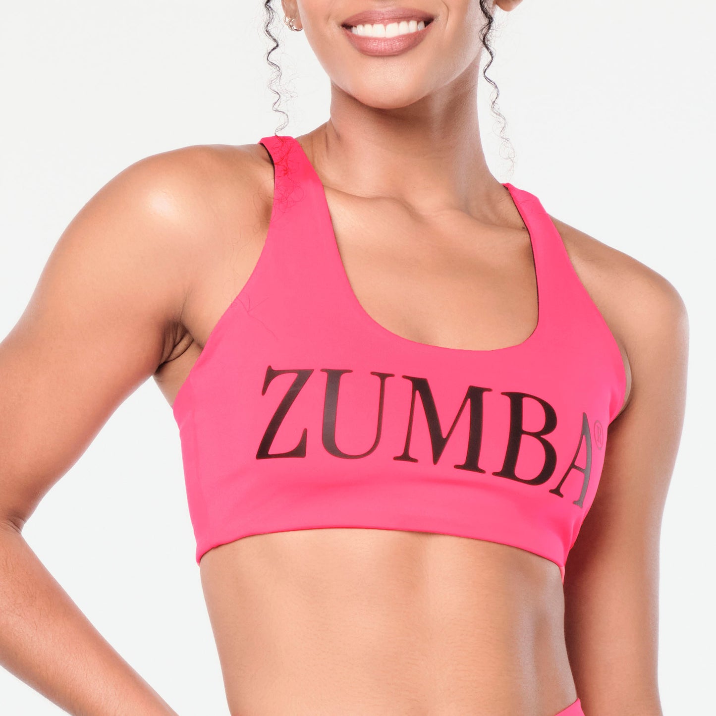 Zumba® Prep Reversible Scoop Bra - Pink Happy