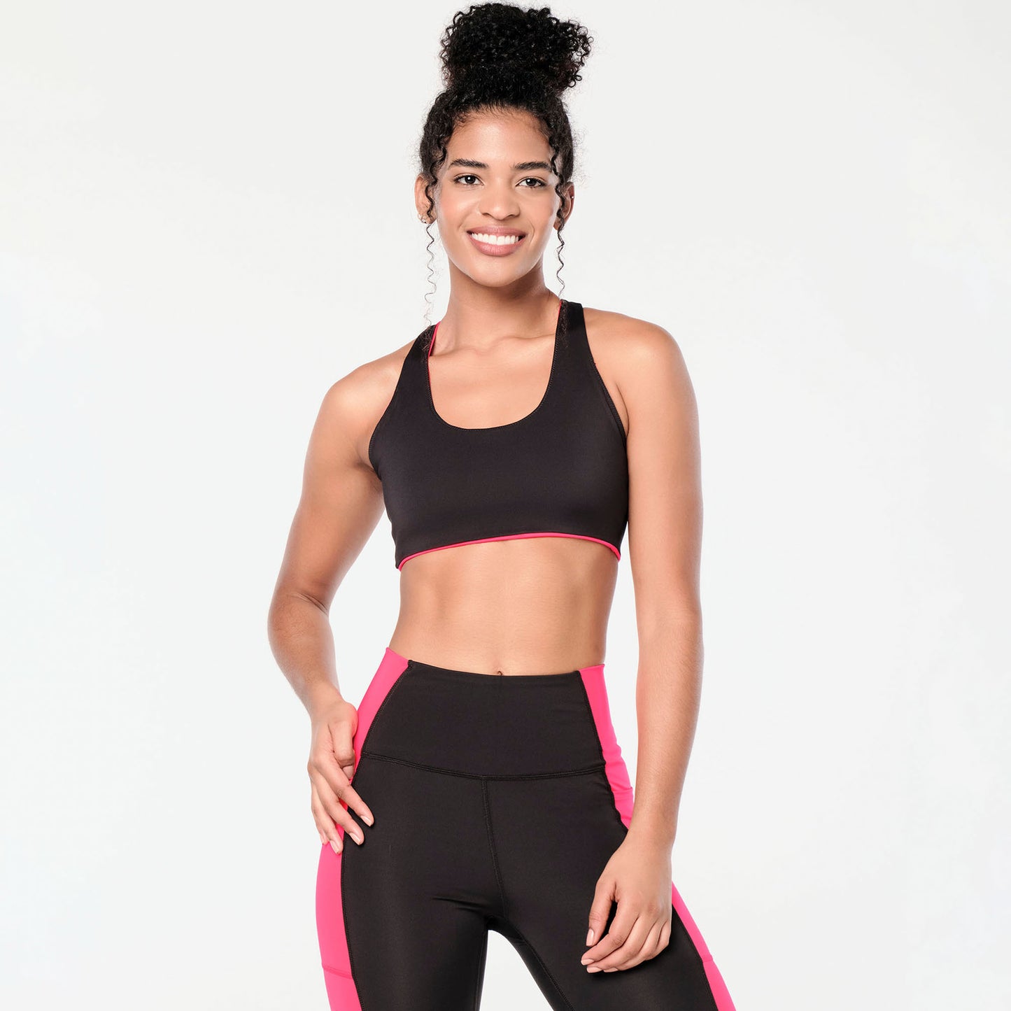 Zumba® Prep Reversible Scoop Bra - Pink Happy