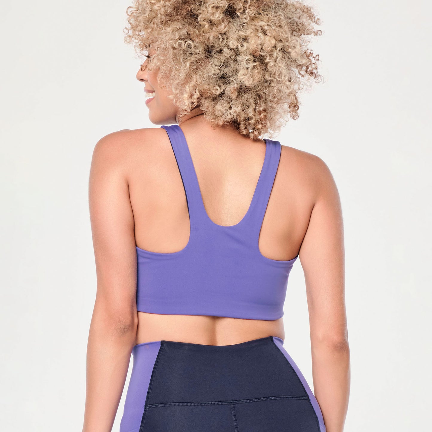 Zumba® Prep Reversible Scoop Bra - Periwinkle