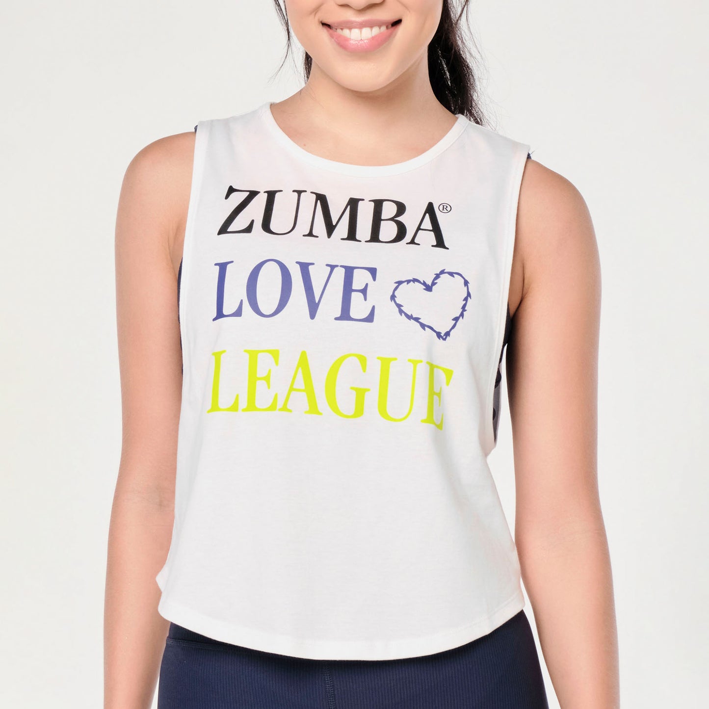 Zumba® Prep Crop Muscle Tank - Wear It Out White