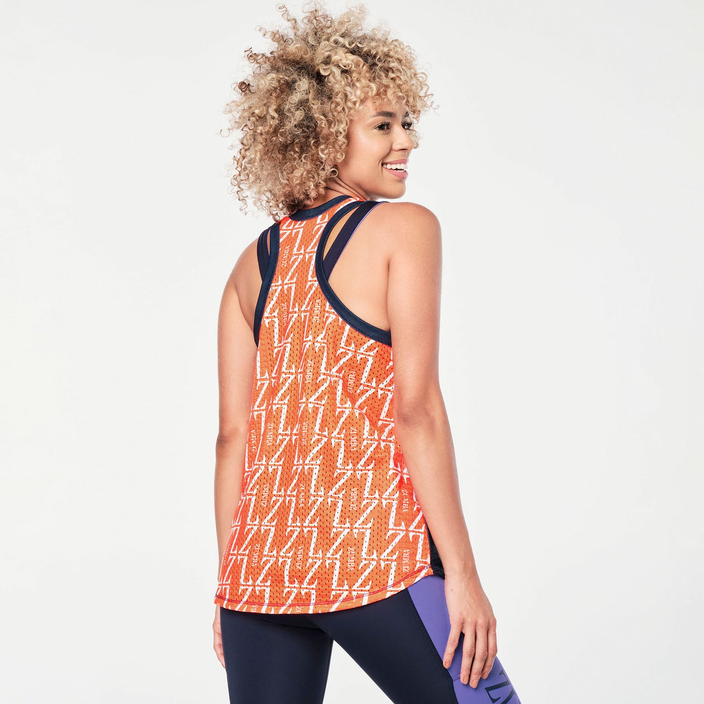 Zumba® Prep Basketball Tank - Let's Go Indigo