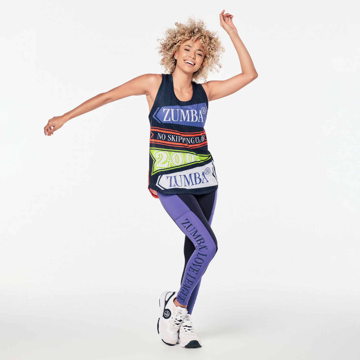 Zumba® Prep Basketball Tank - Let's Go Indigo