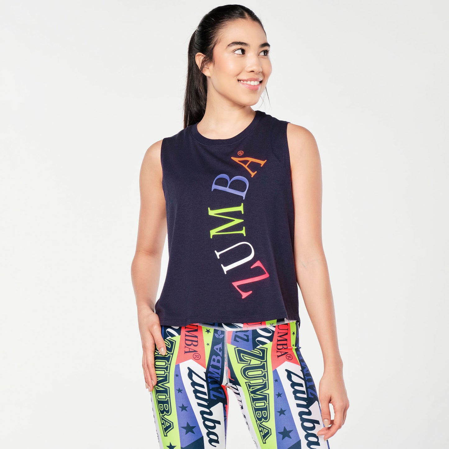 Zumba® Prep Loose Muscle Tank - Let's Go Indigo