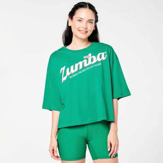 Zumba® Prep Boxy Top - Very Verde