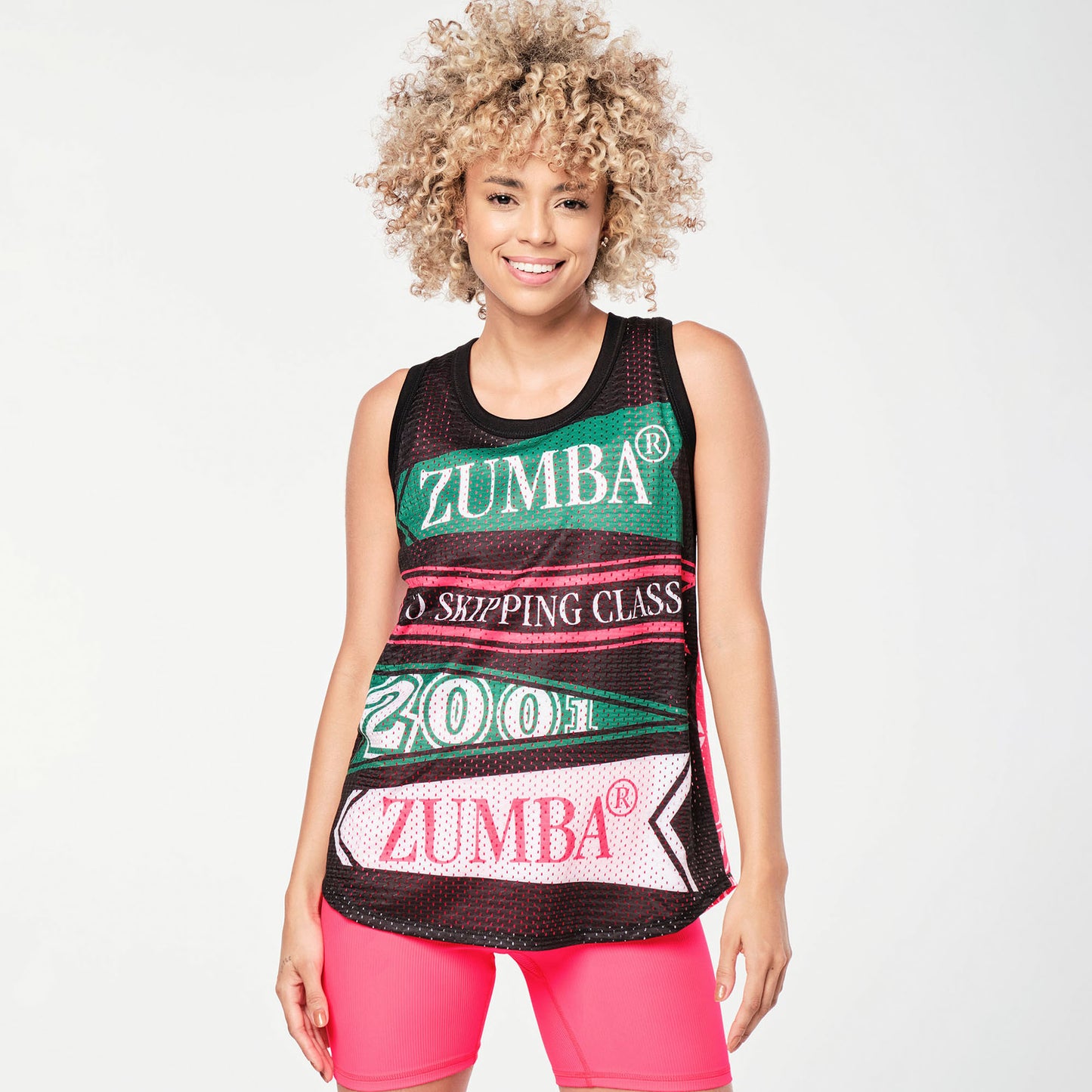 Zumba® Prep Basketball Tank - Bold Black