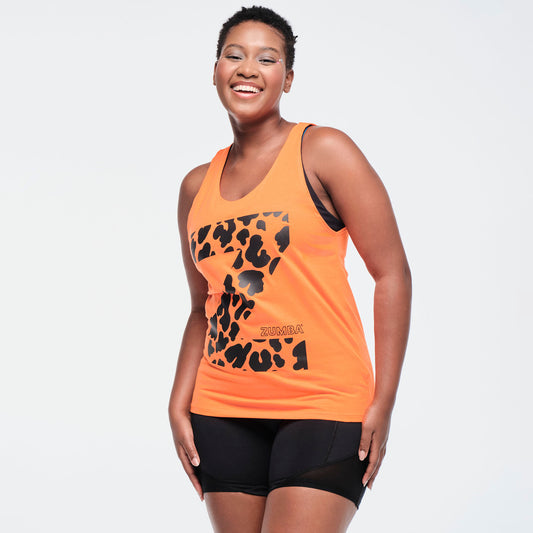 Funscape Loose Tank - Orange You Hot