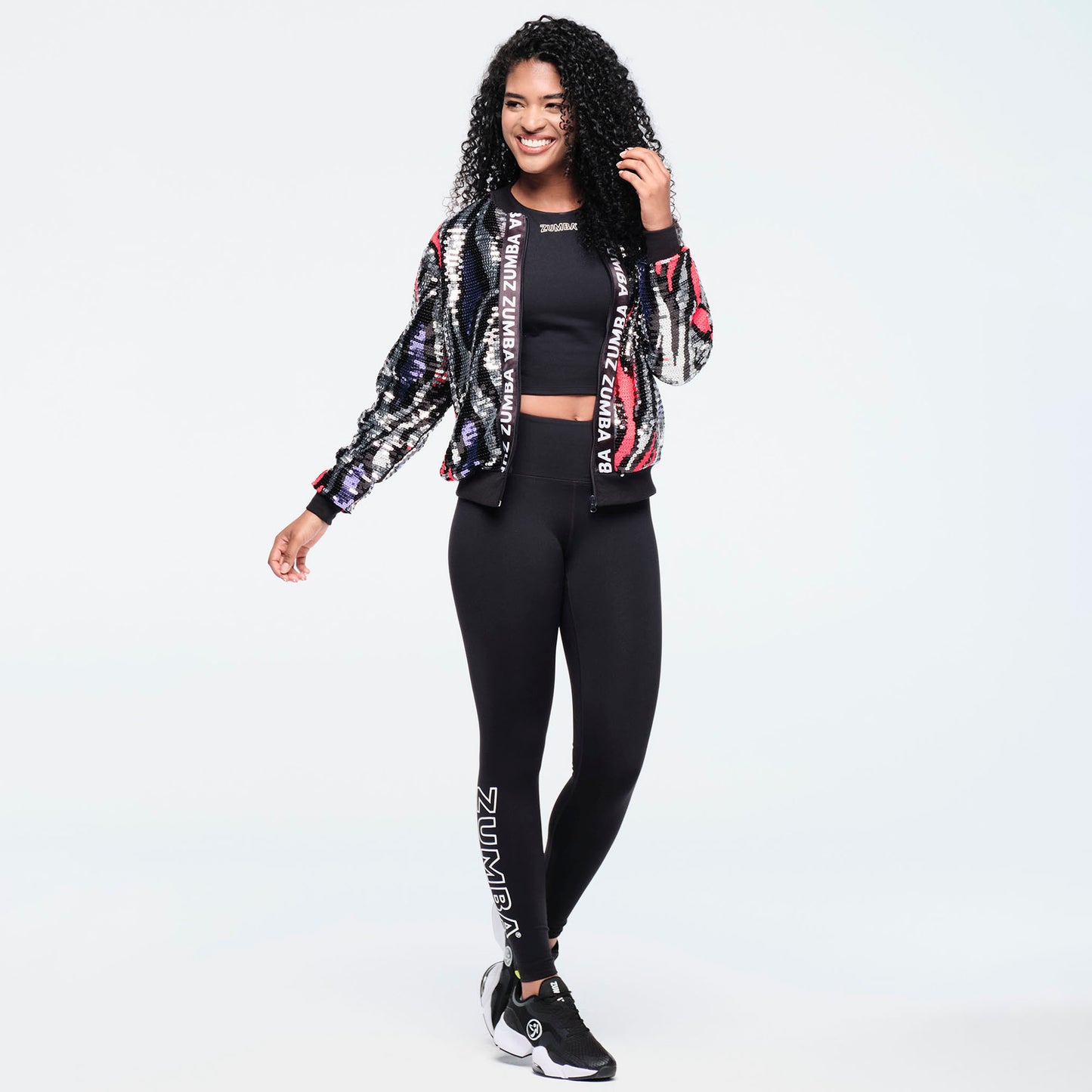 Funscape Sequin Bomber Jacket