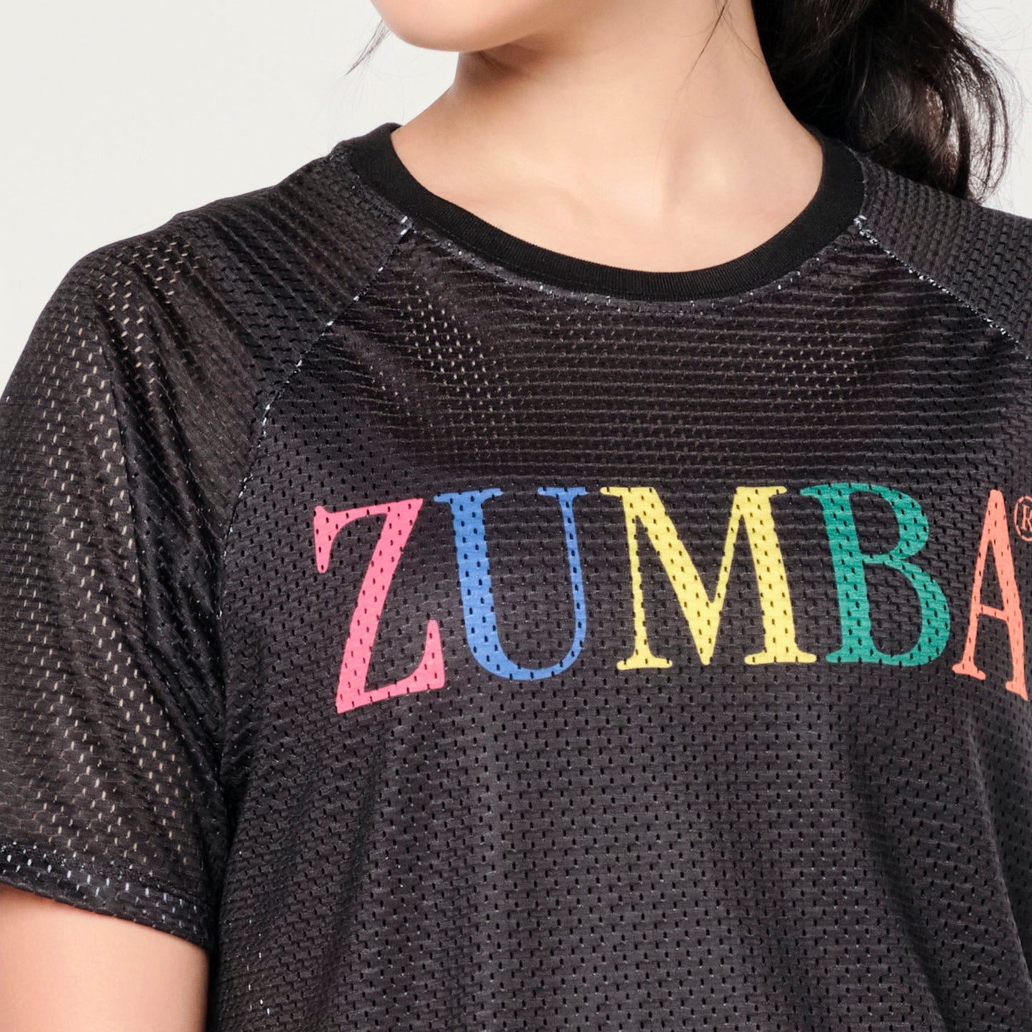 Zumba® Prep Mesh Top - Bold Black