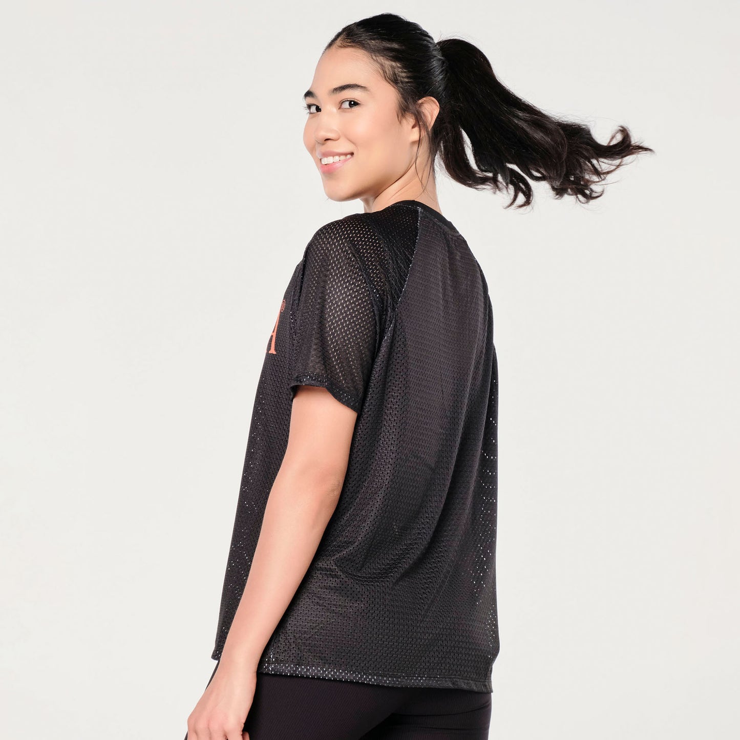 Zumba® Prep Mesh Top - Bold Black