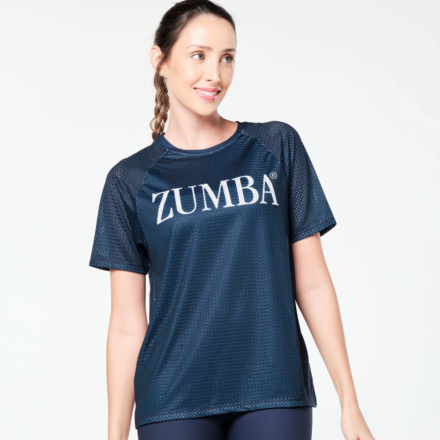 Zumba® Prep Mesh Top - Let's Go Indigo