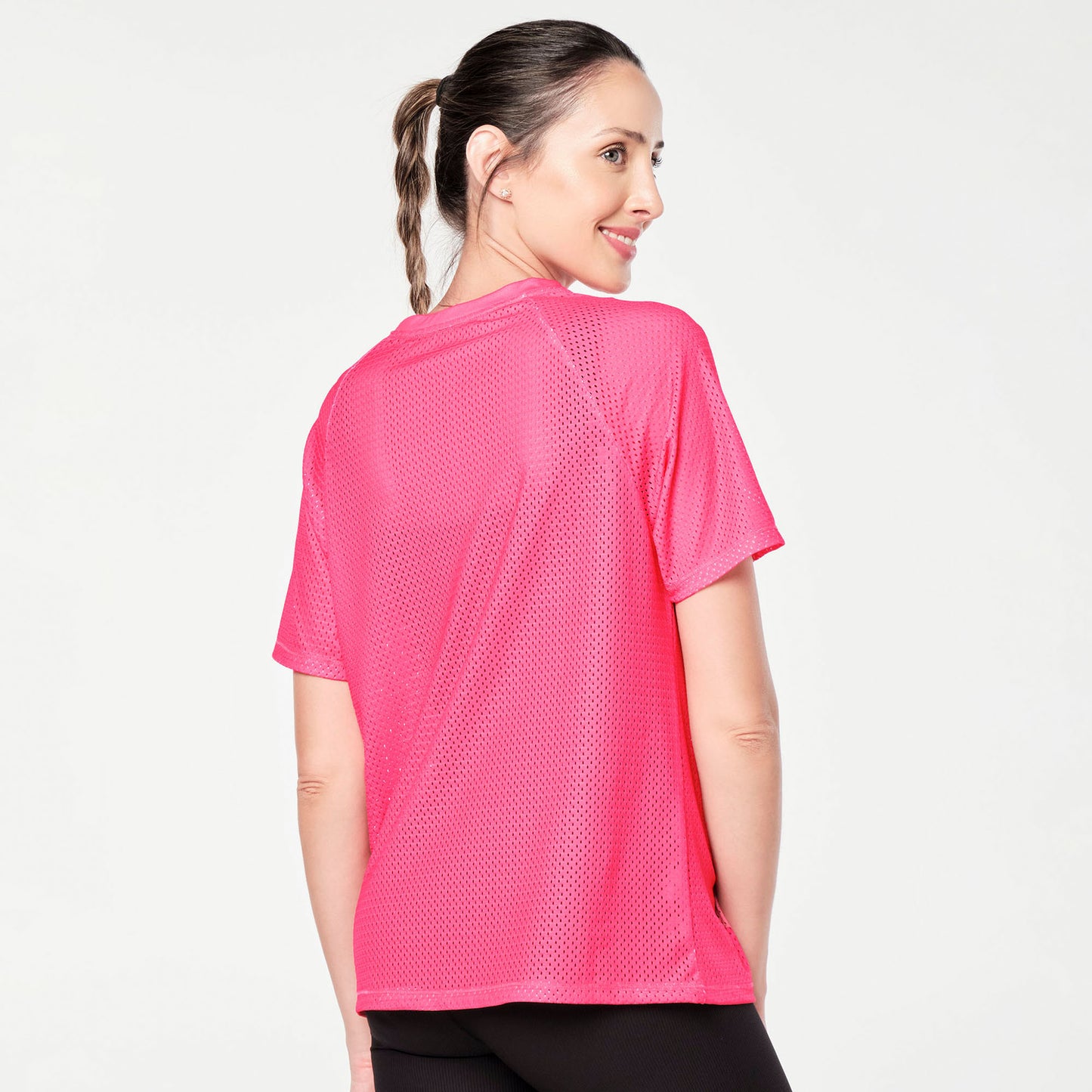 Zumba® Prep Mesh Top - Pink Happy