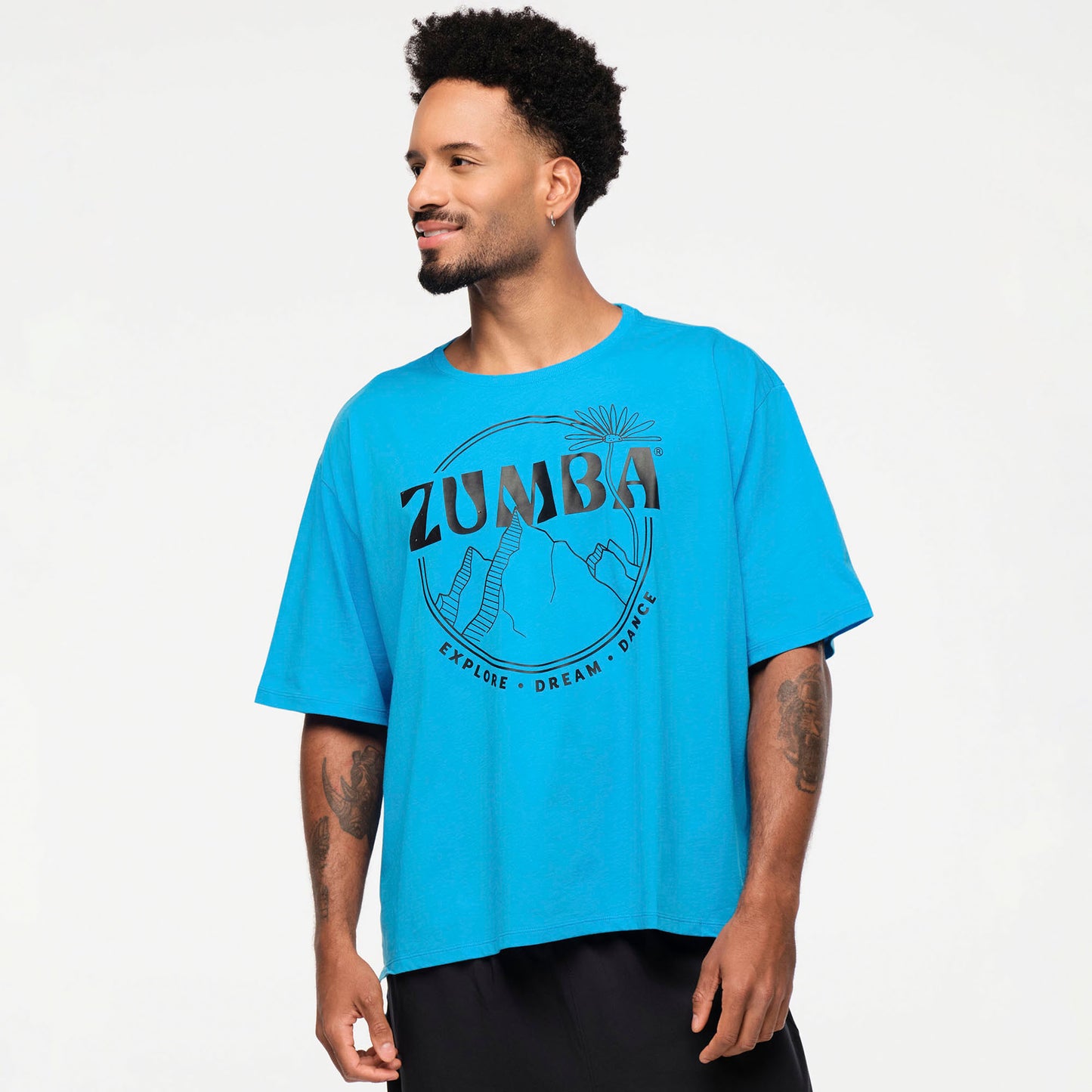 Zumba® Explore Crew Neck Top - Sea Me Stuntin'