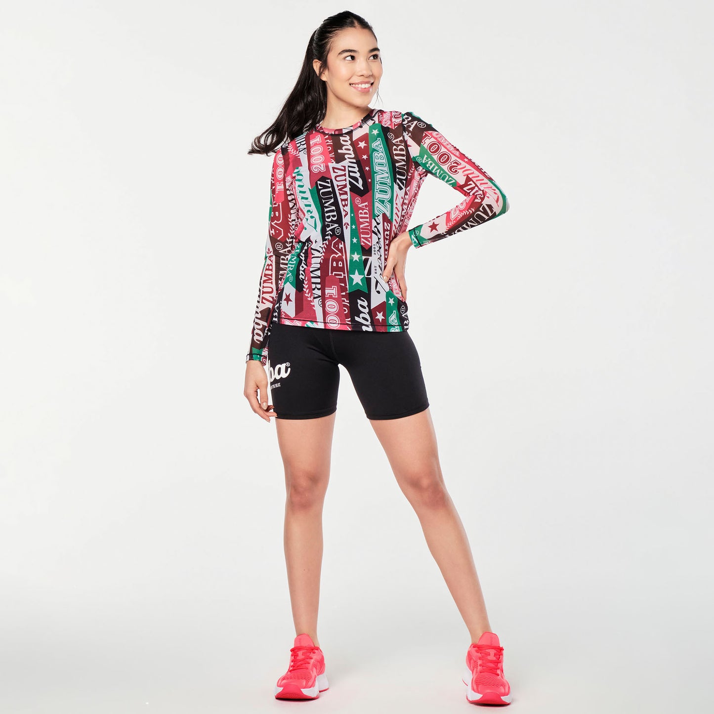 Zumba® Prep Long Sleeve Mesh Top