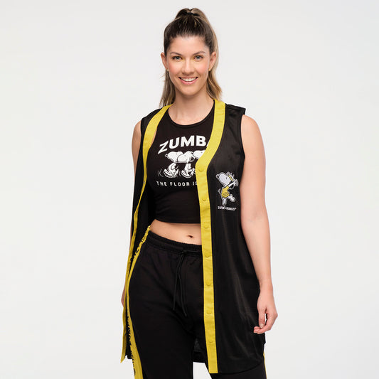 Zumba® X Peanuts™ Sleeveless Baseball Jersey Dress