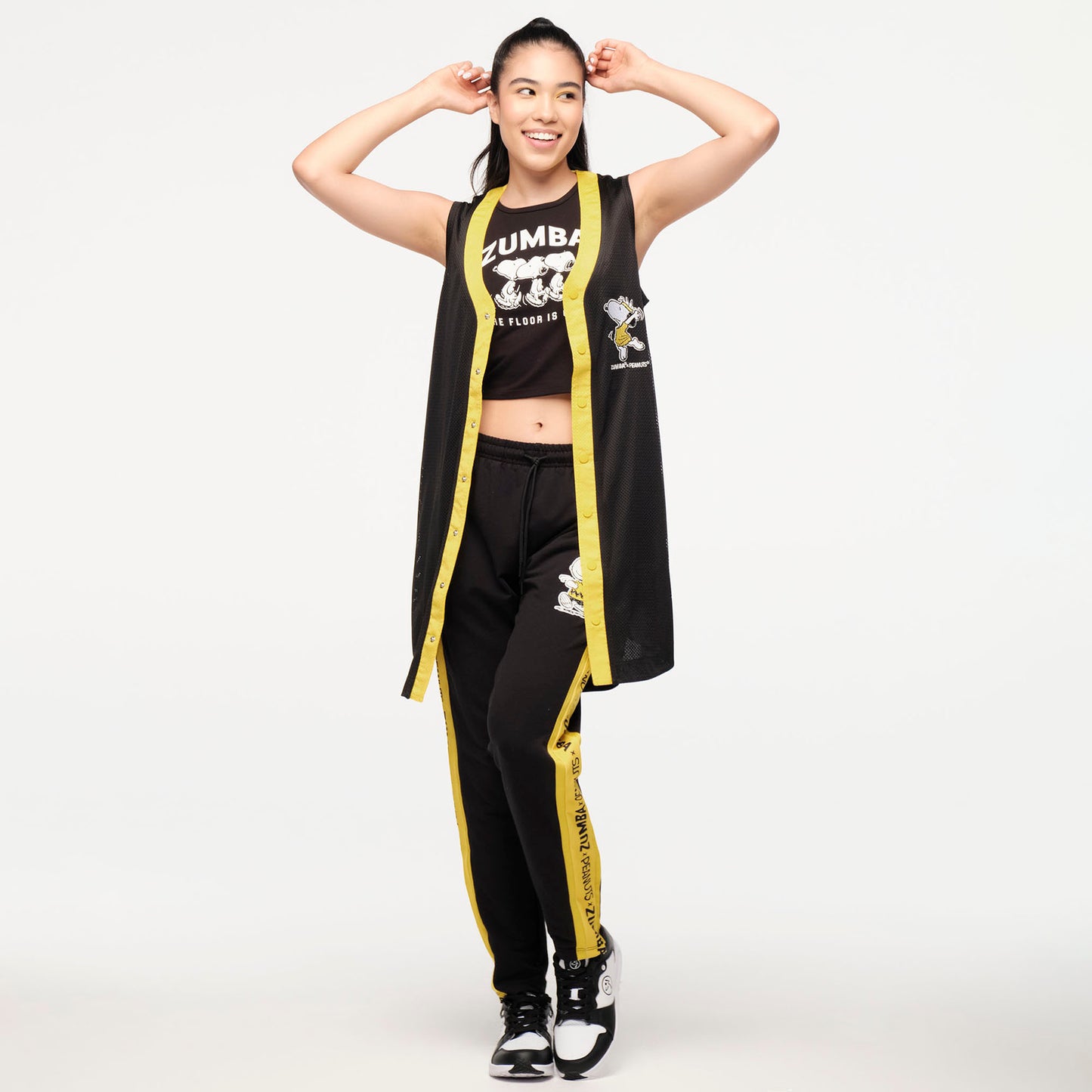 Zumba® X Peanuts™ Sleeveless Baseball Jersey Dress