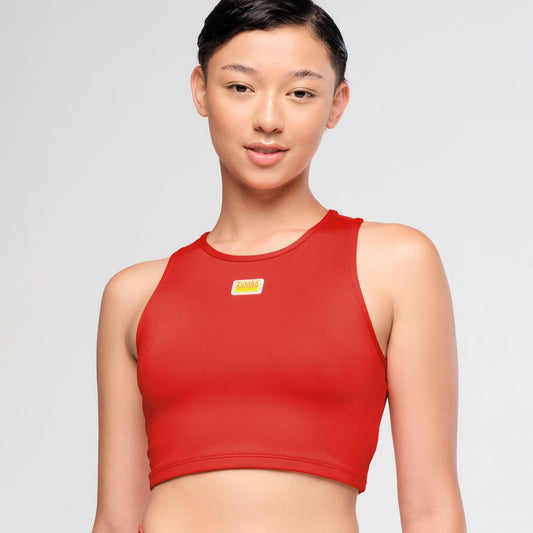 Zumba® Explore High Neck Crop Tank