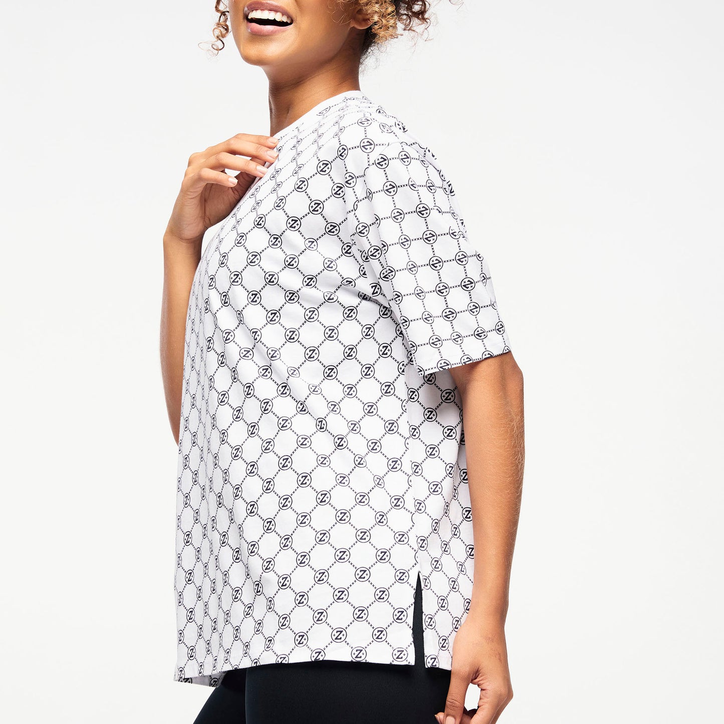 Zumba® Runway Boxy Top With Side Slits