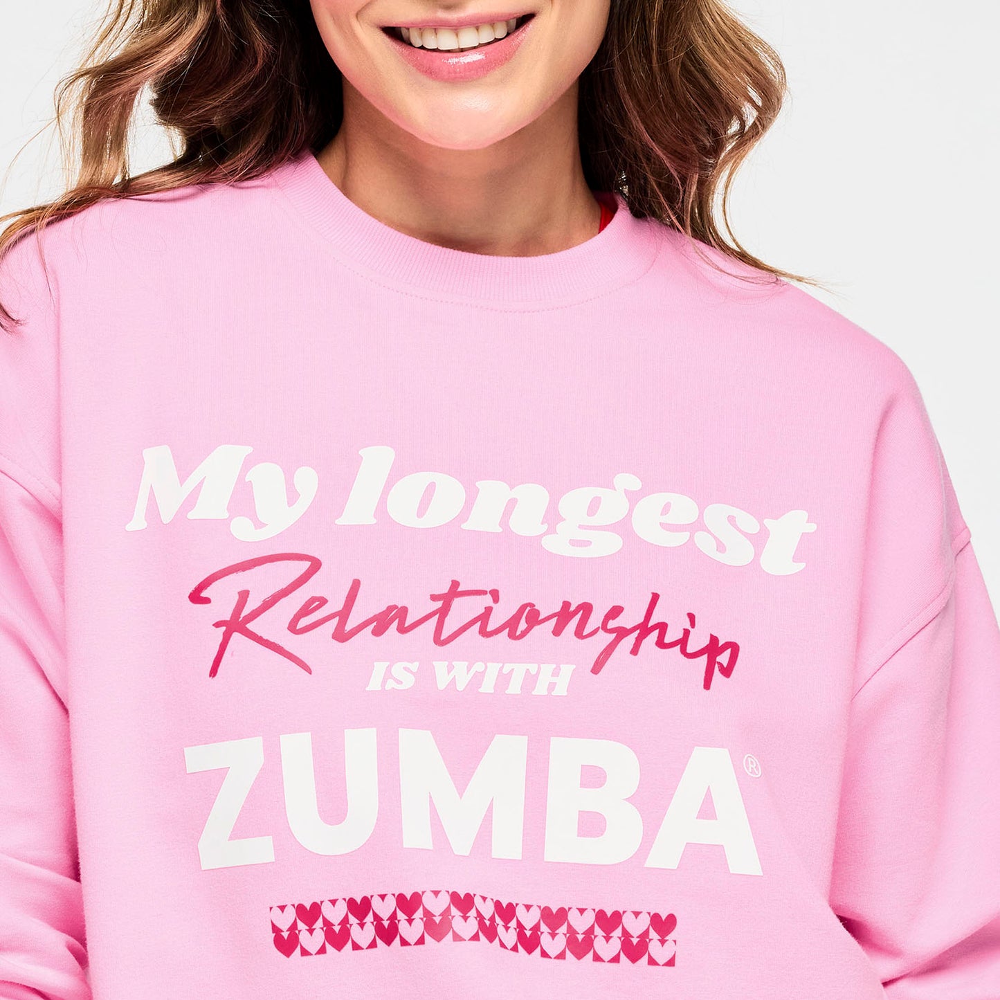 Zumba® Love Oversized Pullover Sweatshirt