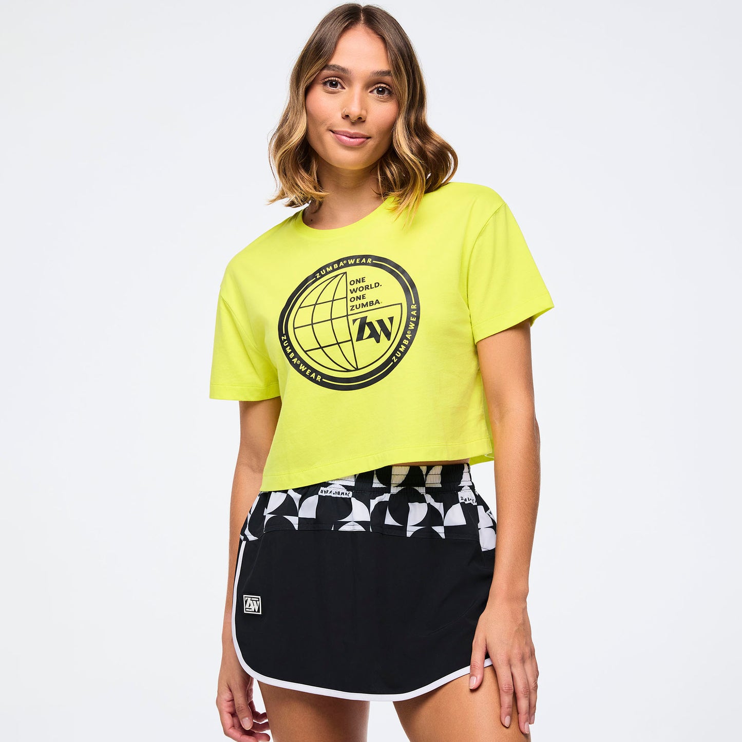 Zumba® Haus Crew Neck Crop Top