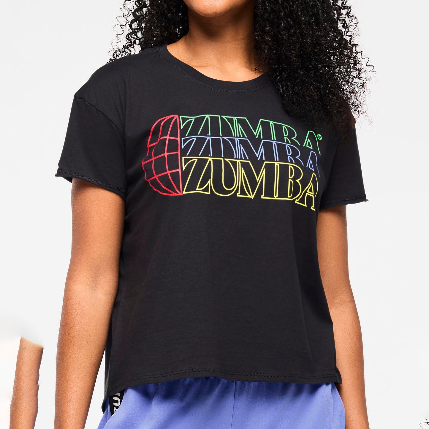 | Zumba® Haus High Low Crew Neck Top