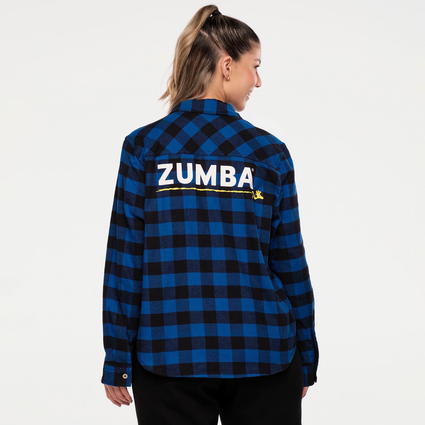 Zumba® X Peanuts™ Long Sleeve Button Down