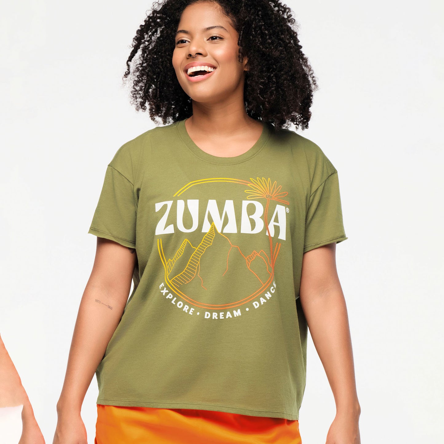 Zumba® Explore High Low Crew Neck Top