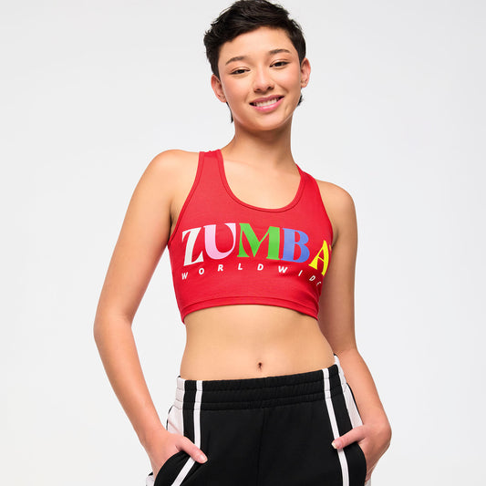 Zumba® Haus Crop Racerback