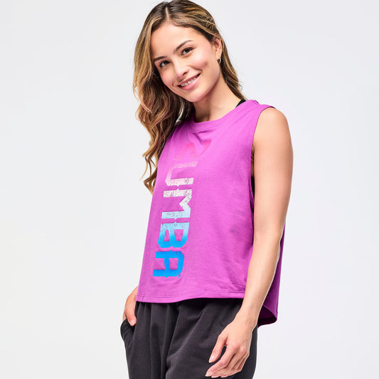 Zumba® Libre Loose Muscle Tank - Purple Power