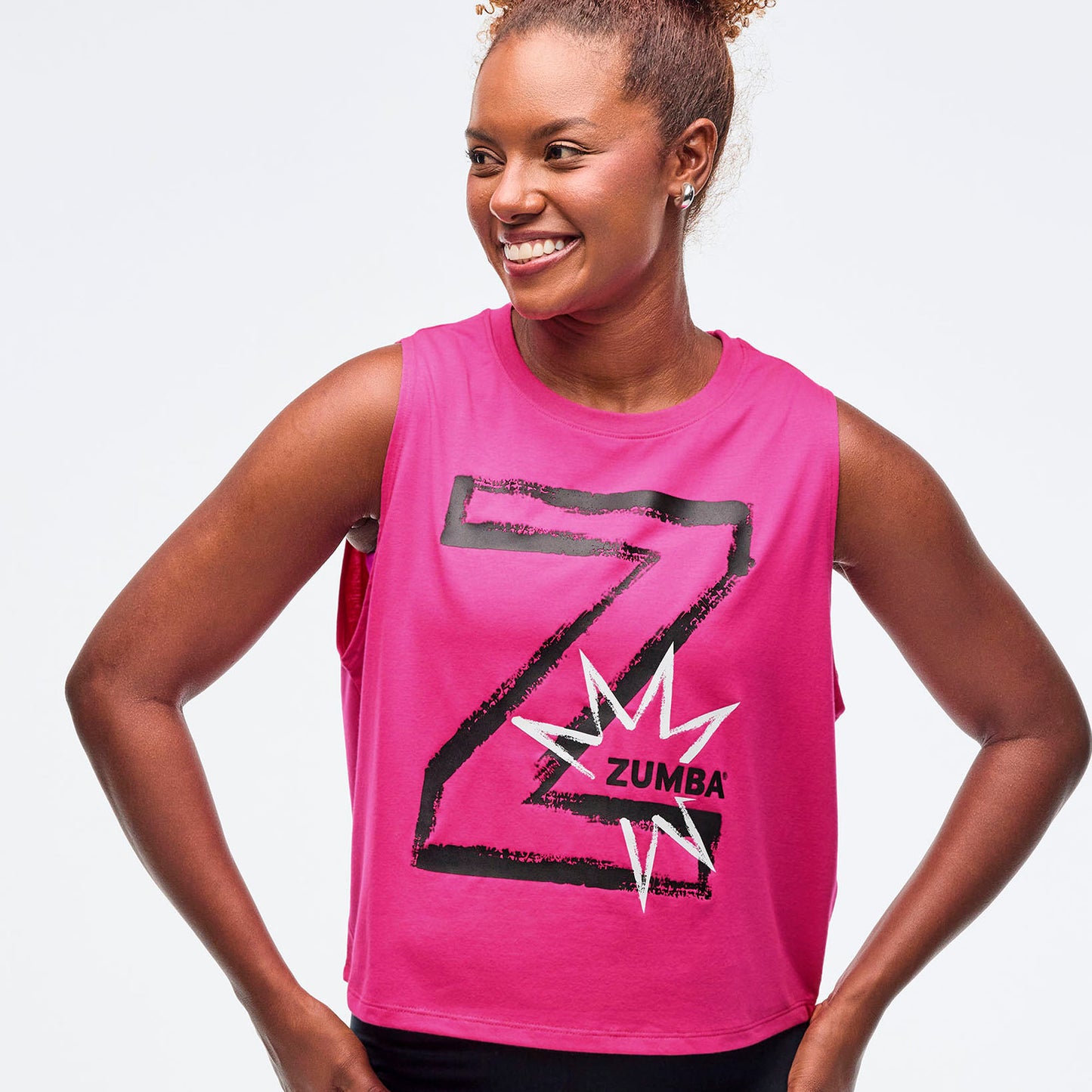 Sizzlin' Loose Muscle Tank - Shocking Pink