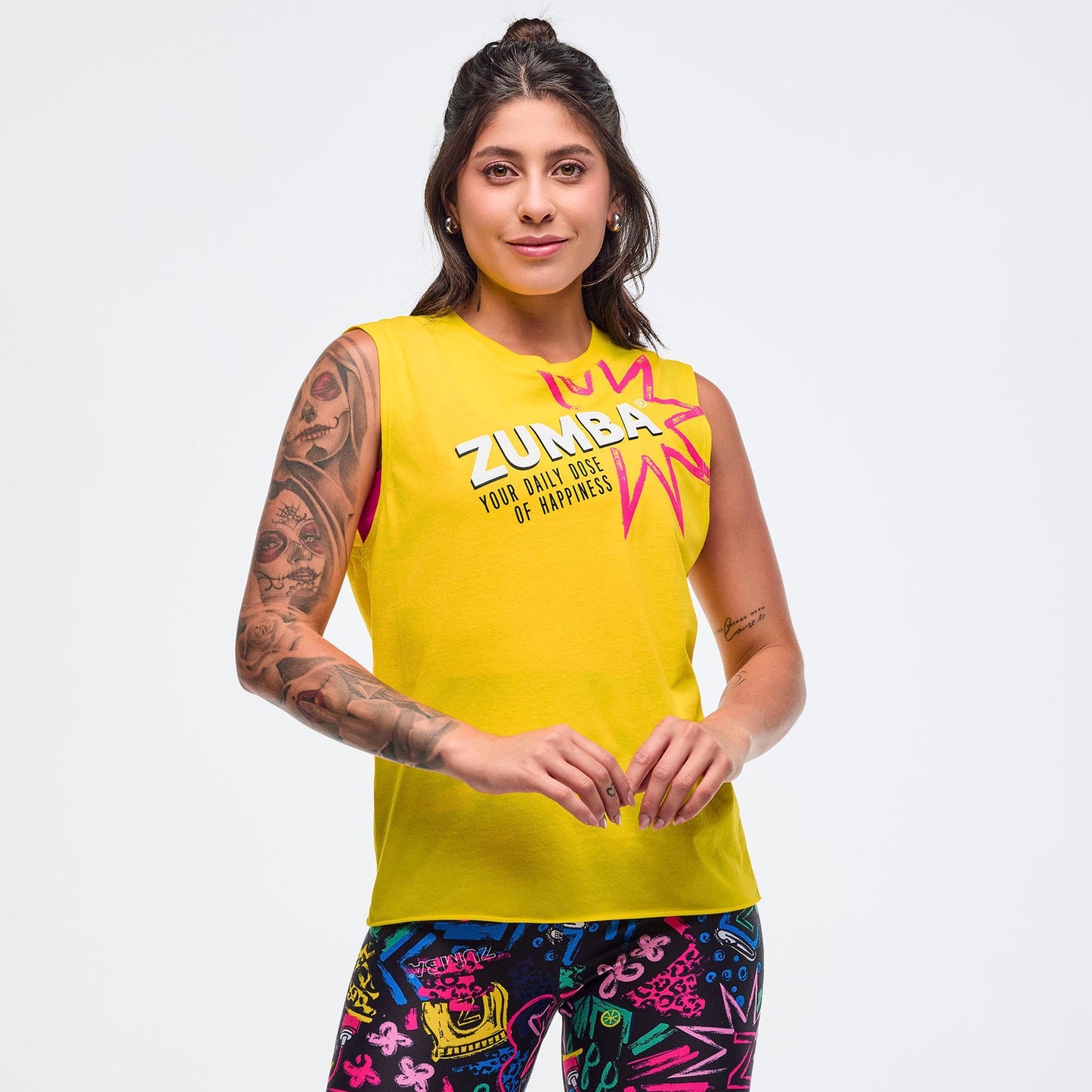 Sizzlin' Crew Neck Muscle Tank - Sunrays
