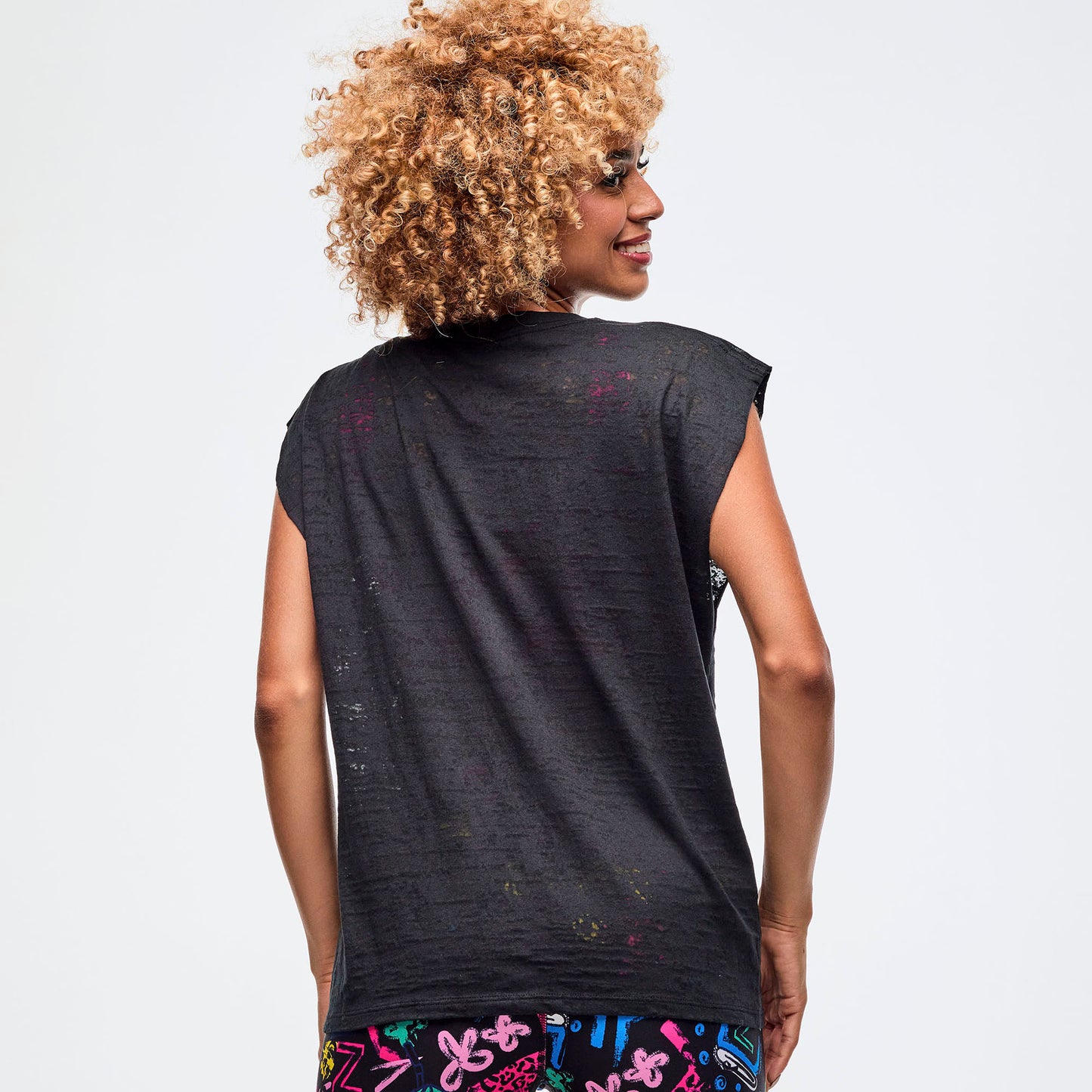 Sizzlin' Muscle Tank - Bold Black