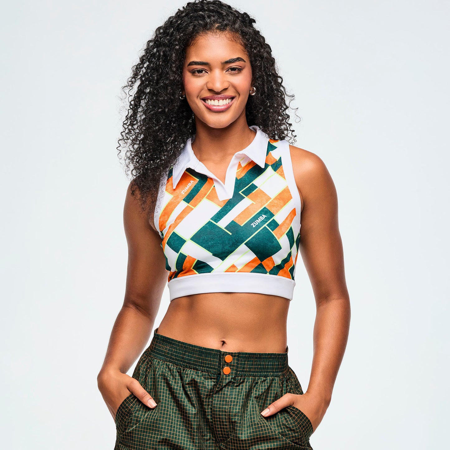 ** COMING SOON ** Class of 2001 Crop Racerback Polo - White/Orange