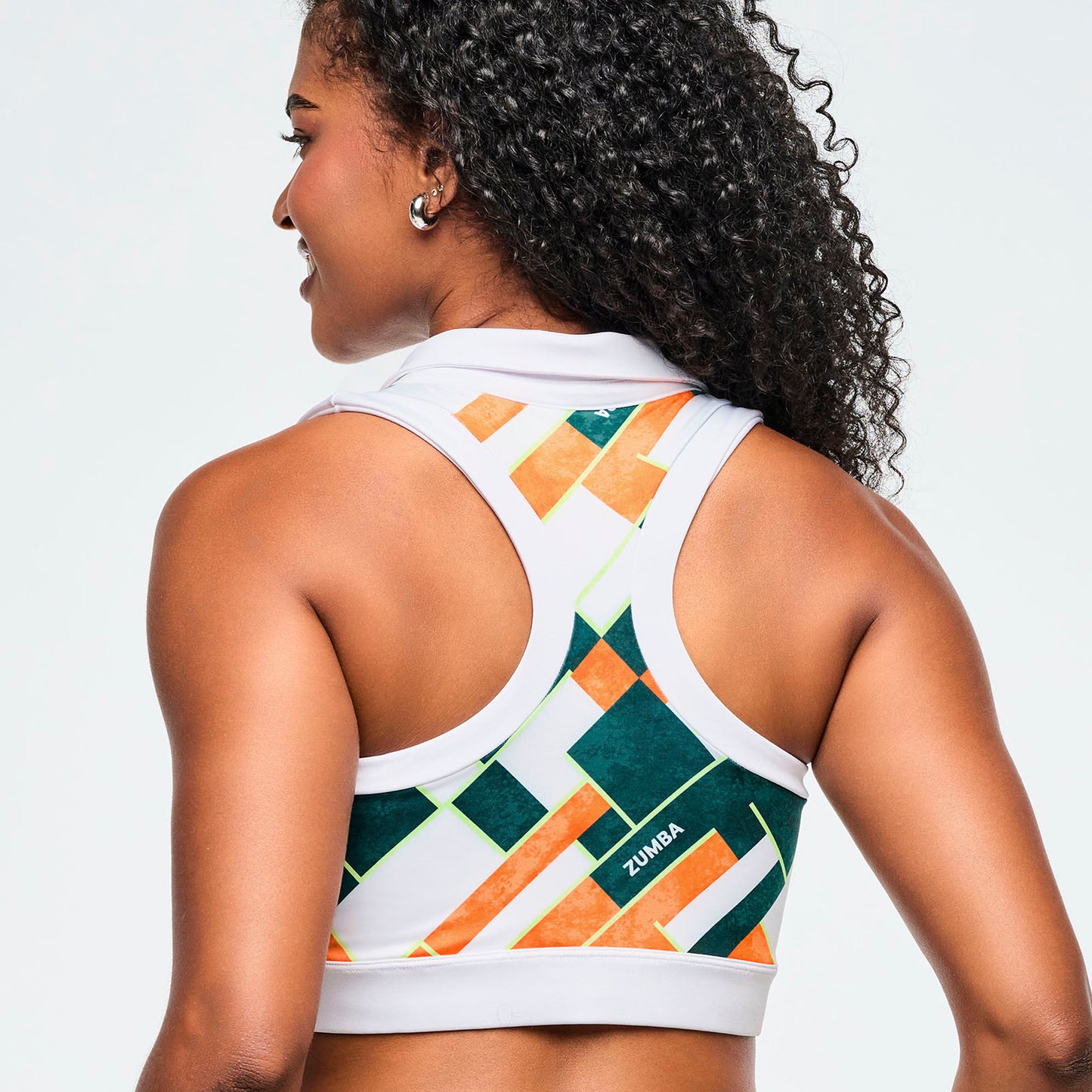 ** COMING SOON ** Class of 2001 Crop Racerback Polo - White/Orange