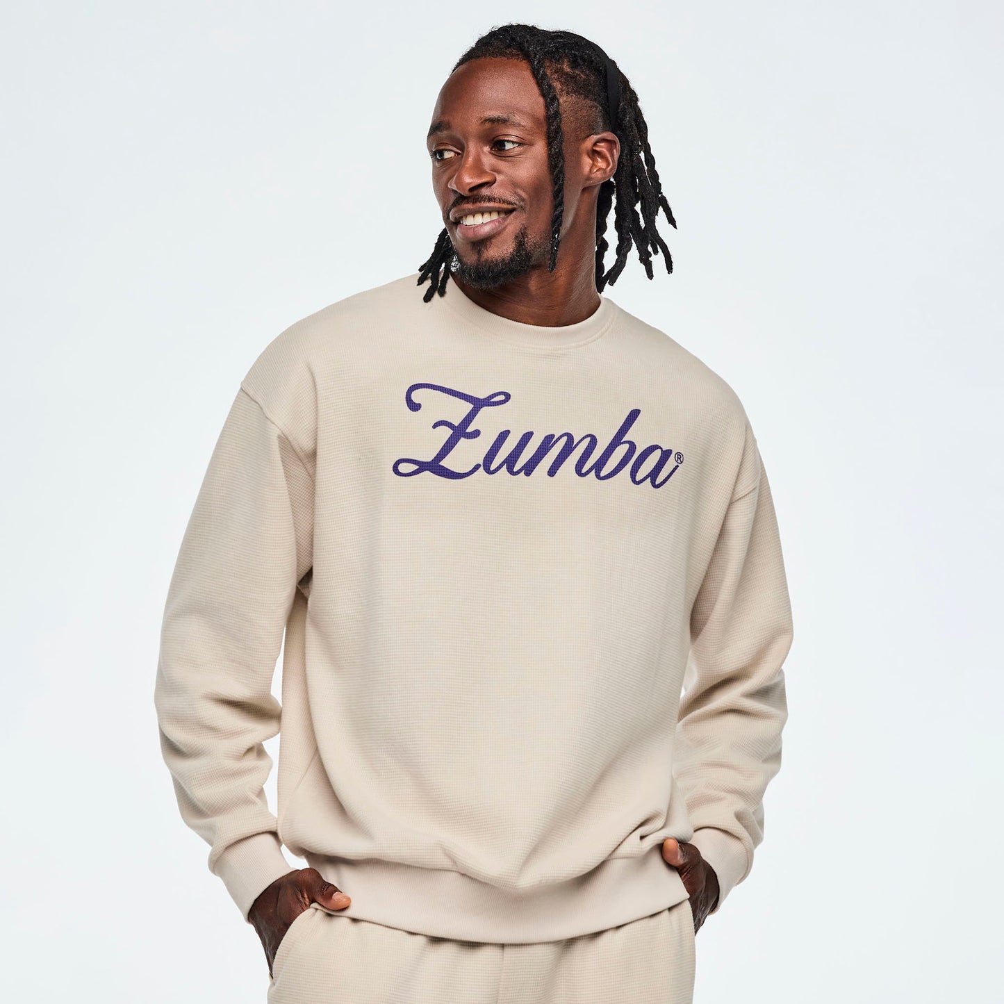 Class of 2001 Oversized Pullover Waffle Sweatshirt