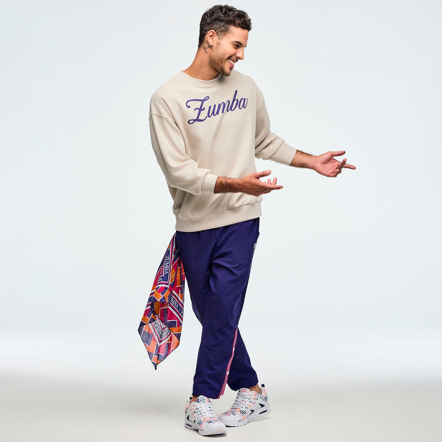 Class of 2001 Oversized Pullover Waffle Sweatshirt