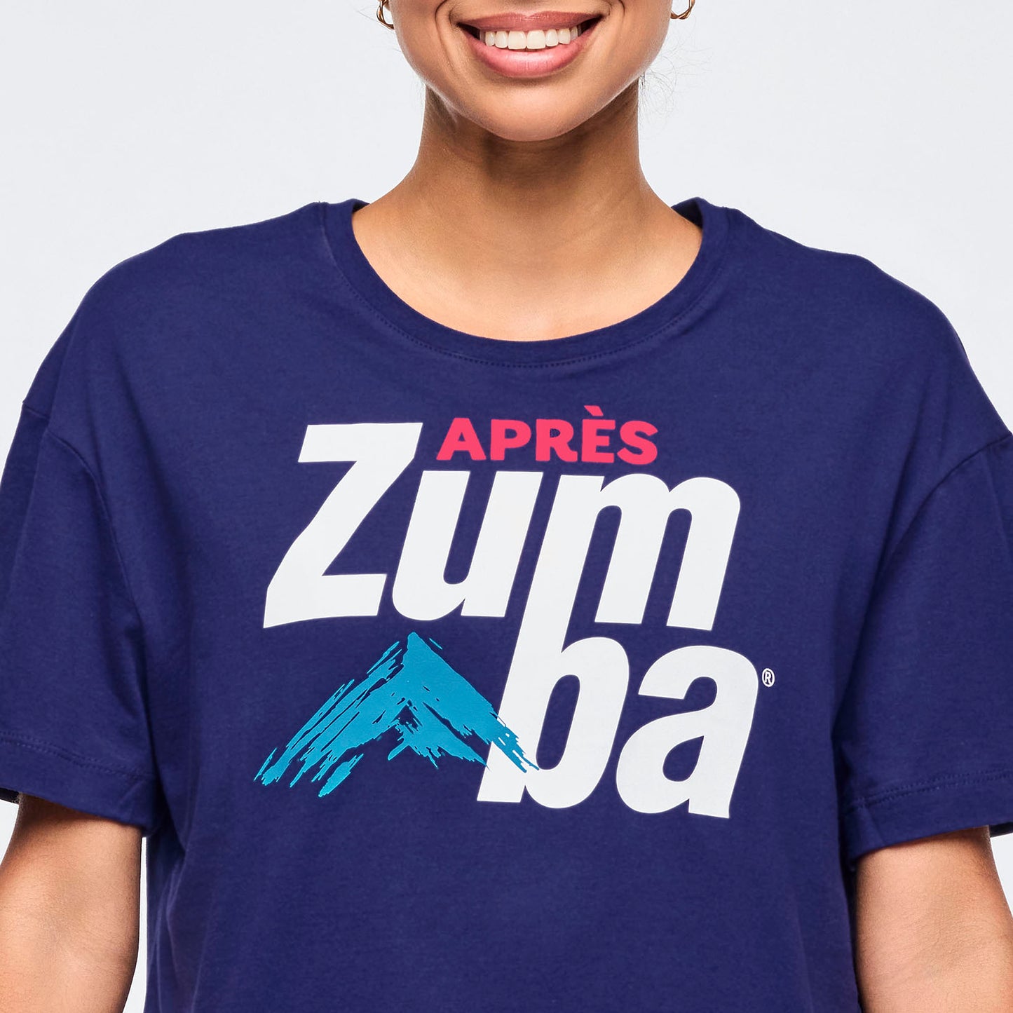 Apres Zumba®  Crew Neck Crop Top