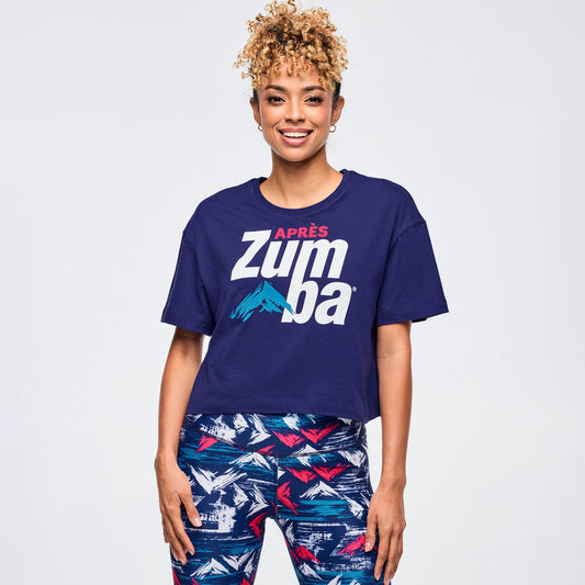 Apres Zumba®  Crew Neck Crop Top