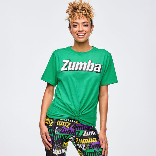Apres Zumba®  Short Sleeve Front Twist Top