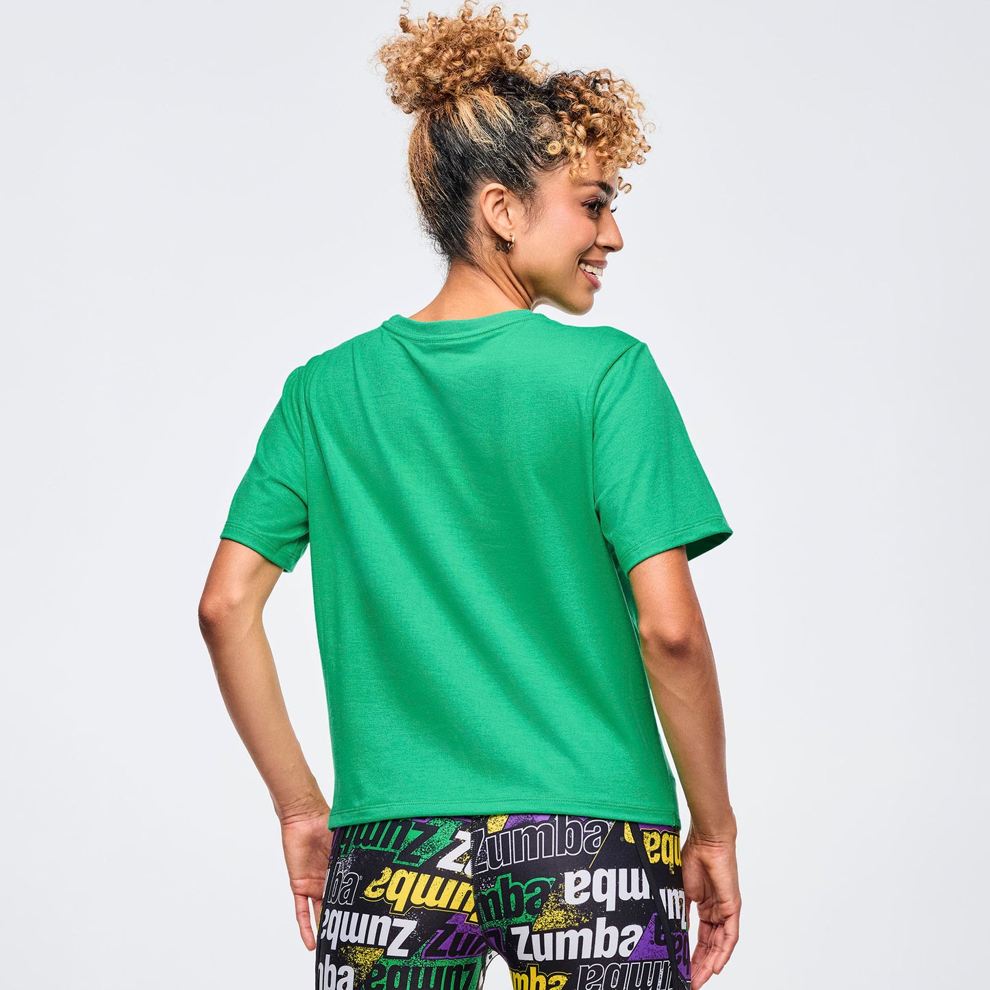 Apres Zumba®  Short Sleeve Front Twist Top